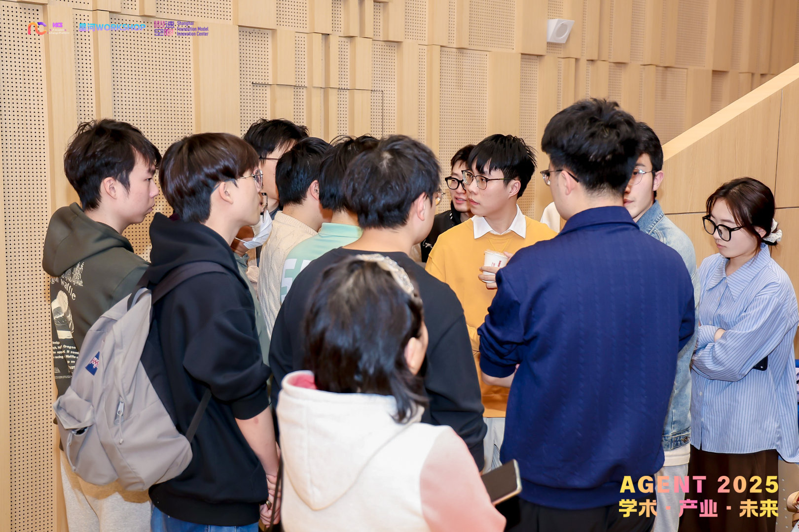 Group discussion after talks